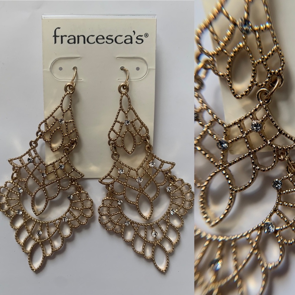 Francesca’s Gold Earrings